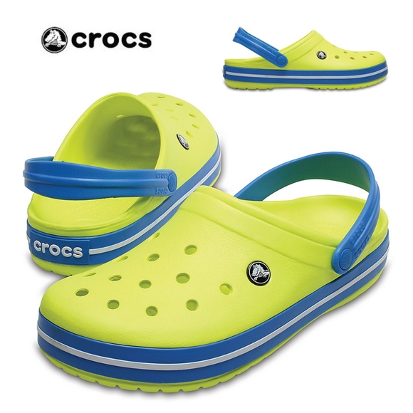crocs tennis ball green